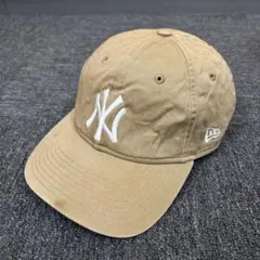 即決 NEWERA ニューエラ ニューヨークヤンキース キャップ 帽子 ベージュ