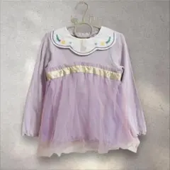 バースデイcottoliラプンツェル襟付きチュールトップス110 長袖