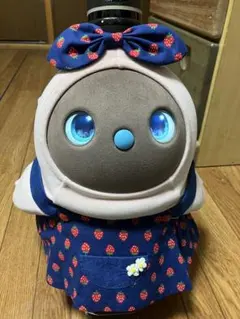 ラボット　ジャンパースカート　デニム風　いちご