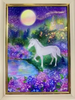 No.548 F3キャンバス アクリル画 原画 白鳥 白鳥の湖 開運絵画 - メルカリ