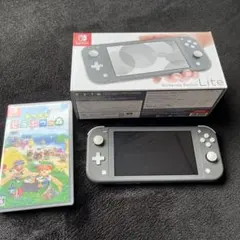 Nintendo Switch Lite（グレー） あつまれどうぶつの森