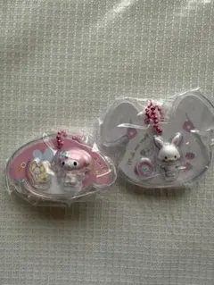 サンリオキャラクターズ パッケージチャーム＆チョコボーロ マイメロ　2個セット