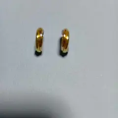 スリーカラー フープピアス 両耳用のサムネイル