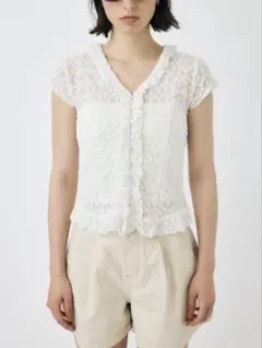 moussy マウジー ノースリーブトップス レース