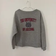 GU THE UNIVERSITY OF ARIZONA スウェット グレー