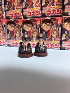 チョコエッグ 名探偵コナン 警視庁交通部 フィギュア 2体セット