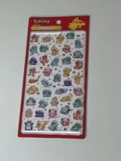 韓国限定 ポケモン ピカチュウ 3D 立体クリスタルシール レッド - メルカリ