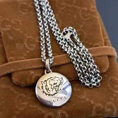 希少 BURBERRY ヴィンテージ ホースロゴ 騎士 ネックレス ゴールド