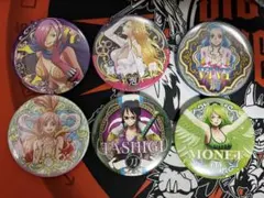 ONE PIECE 輩缶バッジ 女性キャラ 6個セット