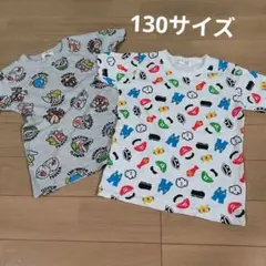 スーパーマリオキャラクターTシャツ 130サイズ 2枚セット