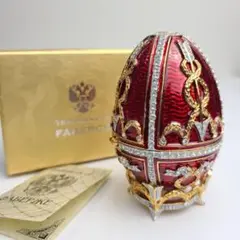 Fabergé 王冠型小物入れ ロシア エッグ イースターギフト 小物入れ