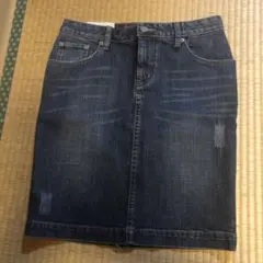 『新品』 ダークブルー デニム タイトスカート