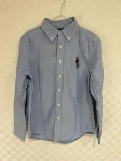 ラルフローレン  キッズ　Polo ベア  オックスフォードシャツ　S (8)