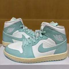 ナイキ ウィメンズ エアジョーダン1 ミッド ライトデュー 24cm