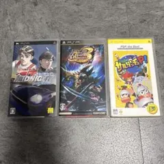 PSP人気ゲームソフト3本セット