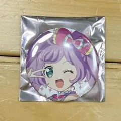 アイカツ！×プリパラ 映画 缶バッジ 真中らぁら 新品未開封品