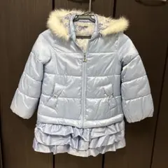 美品！any FAM ダウンコート（水色）120サイズ