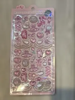 ボンボンドロップシール クーリア がーりーボンボン バレエ ピンク リボン