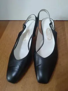 銀座ヨシノヤ バックストラップ パンプス 24.5cm 1回使用。