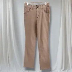 EDWIN 404LW ベージュ美脚パンツ ストレート 日本製 27 カジュアル