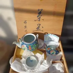 【美品】有田焼　祥楽作　急須・湯呑5個セット