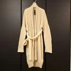 ニットロングカーディガン ベルト・ピン付き qualiteのサムネイル