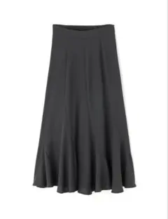 NATURAL BEAUTY BASIC ペタルヘムスカート グレー Mサイズ