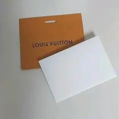 ルイヴィトン・ショッパ―２枚&メッセージカード