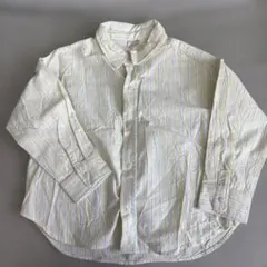petit main 長袖シャツ 100cm ストライプ