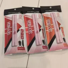 メイベリン　スカイハイ　マスカラ　ルビー　オレンジ　新品