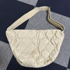 【大幅値下げ】LOWRYS FARMクリーム色 キルティング　ショルダーバッグ