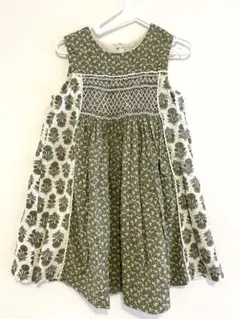 little cotton clothes ノースリーブワンピース 5-6歳