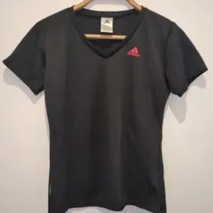 adidas climalite 黒トップス　S