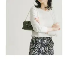 アーバンリサーチ ロングスリーブリブカットソー 綿素材