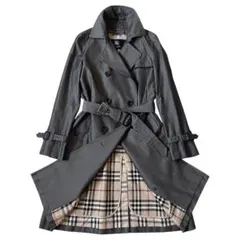 バーバリー ロンドントレンチコート ライナー ベルト付き メガチェック極美品