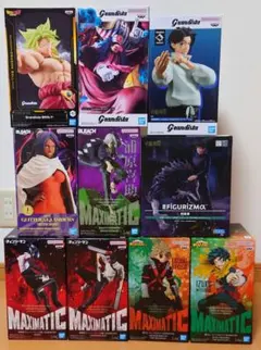 ヒロアカ.BLEACH.呪術廻戦他フィギュア10種セット
