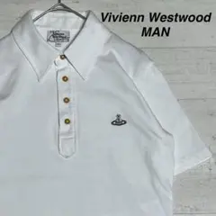 Vivienne Westwood MAN ビッグオーブ　ポロシャツ　46 Vivienne Westwood MAN ビッグオーブ ポロシャツ 46 - メルカリ