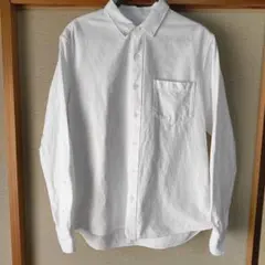 無印良品 洗いざらしオックスボタンダウンシャツ Lサイズ メンズ