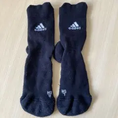 adidas 黒 ソックス Ｍ　2足セット