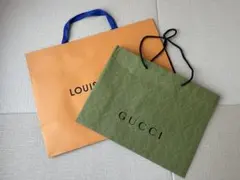 GUCCI ギフトボックス 空箱 保存布袋 グリーン グッチ - メルカリ