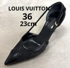 Louis Vuitton ルイヴィトン パンプス モノグラム ブラック/グレーのサムネイル