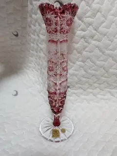 新品未使用】PARKA CRYSTAL ピンク花瓶 クリスタル製 - メルカリ