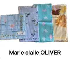 marie claire OLIVER ハンカチ 4枚セット