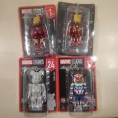 マーベル　ベアブリック　4点セット