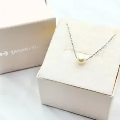 田崎真珠　TASAKI パール　ネックレス　ペンダント　6.0mm シルバーのサムネイル