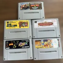 スーパーファミコンソフトセット　まとめ売り　SFC　5本