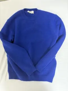 LAINE 青 ニットセーター