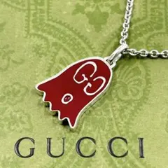 美品✨　GUCCI グッチ　ネックレス　ゴースト　GG シルバー　925