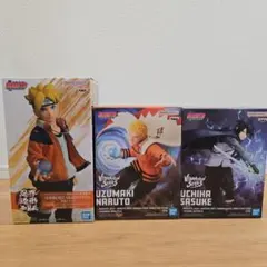 BORUTO フィギュア 3体セット～ボルト、ナルト、サスケ