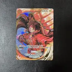 モンキー・D・ルフィ：尾田栄一郎サイン SR パラレル ST01-012 サイン